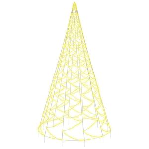 vidaXL Novoletna jelka iz 3000 toplo belih LED lučk 800 cm