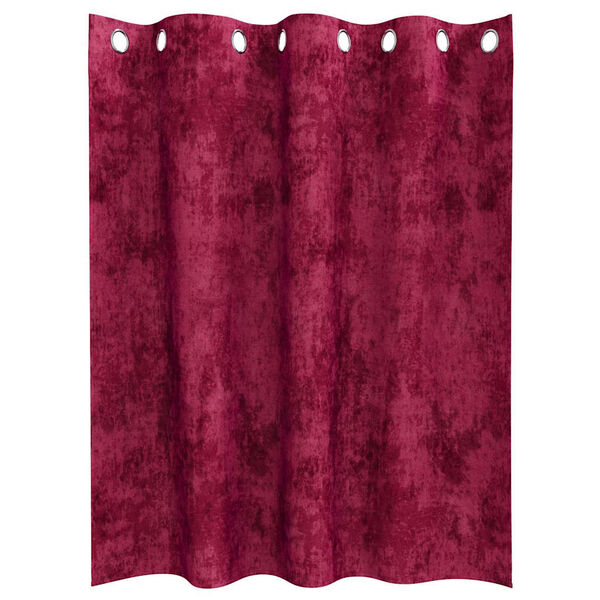 vidaXL Velvete zavese 2 pcs Vinorodna rdeča 140 x 140 cm Žamet