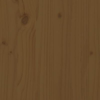 vidaXL Postelja za starejše medeno rjava 180x200 cm trdna borovina