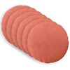 vidaXL Prevleka za blazino 6 pcs HEERLEN Rdeče oranžna &Oslash; 30 cm