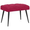 vidaXL Klop s gumbnim oblazinjenjem Vinorodna rdeča 60 x 40 x 45 cm