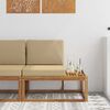 vidaXL Zunanji končni kavč Naravna 91 x 63 x 73 cm Masiven les akacije