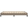 vidaXL Posteljni okvir brez vzmetnice taupe 140x190 cm blago
