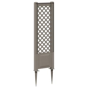 vidaXL Re&scaron;etka z bodico Siva 43 x 6 x 165 cm PP
