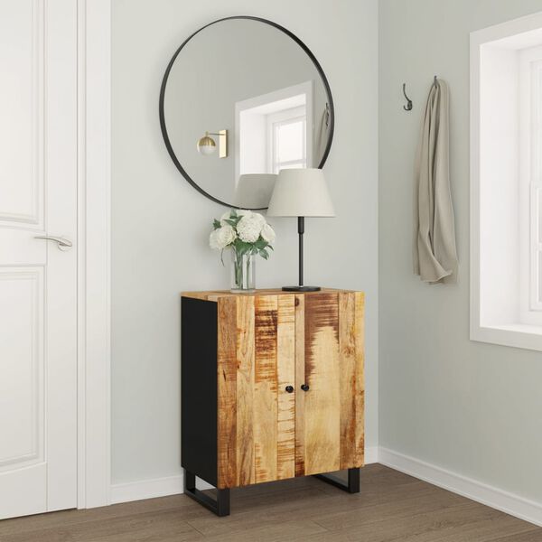 vidaXL Komoda 60x33x75 cm trden mangov les