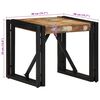vidaXL Kava miza Multicolor 40x40x35 cm Masivni les Reclaimed