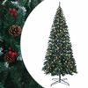 vidaXL Umetno Zložljivo Božično Drevo 500 cm 900 LED Toplo bela
