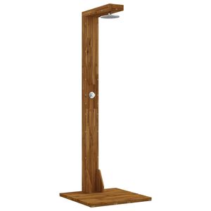 vidaXL Zunanji tu&scaron; 210,5 cm Trdna akacijeva les in nerjavna stole