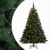 vidaXL Umetna božična jelka z bučko 240 cm 300 LED Toplo bela