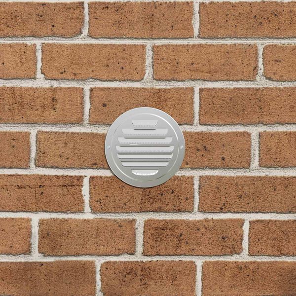 vidaXL Pokrovi za zračne ventile 4 pcs srebrna 80 mm Nerjaveče jeklo