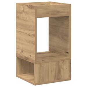 vidaXL Stranska miza Umetni hrast 30 x 30 x 56 cm Inženirski les