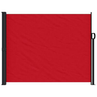 vidaXL Zložljiva stranska tenda za teraso 160x300 cm rdeča