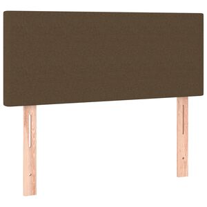 vidaXL Posteljno vzglavje temno rjavo 90x5x78/88 cm blago