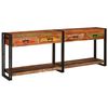 vidaXL Konzolne mizice 2 kos večbarvno 200 x 33 x 75 cm