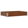 vidaXL Paletni okvir rjav 120x80 cm trdna borovina