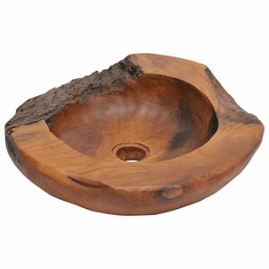 vidaXL Umivalnik iz trdne tikovine 45 cm