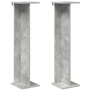 vidaXL Stojalo za rastline Beton Siva 25 x 25,5 x 100,5 cm
