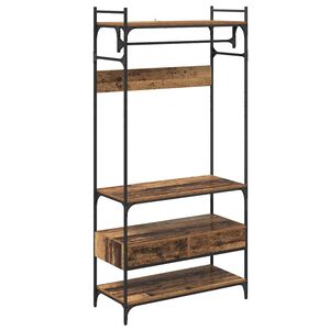 vidaXL Garderobna omara Star les 89 x 39 x 184,5 cm Konstruiran les