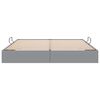 vidaXL Postelja s shranjevanjem Svetlo siva 160 x 200 cm blago