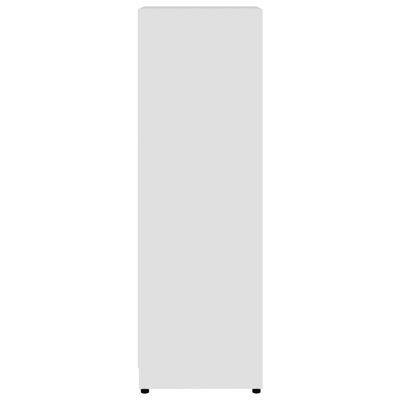 vidaXL Kopalniška omarica bela 30x30x95 cm iverna plošča