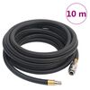 vidaXL Hibridna zračna cev črna 0,6" 10 m guma in PVC