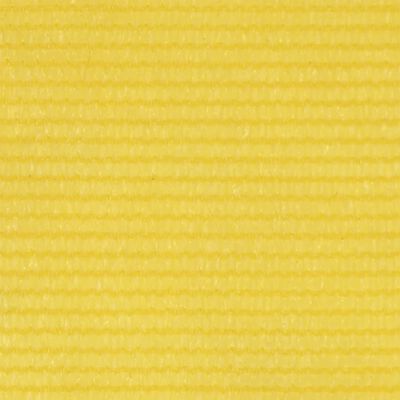 vidaXL Balkonsko platno rumeno 120x300 cm HDPE