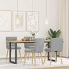 vidaXL Jedilni stoli 4 kosi Cloud Grey Fabric