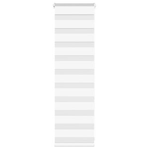 vidaXL Zebra senčilo bela 45x100 cm tkanina &scaron;irina 40,9 cm