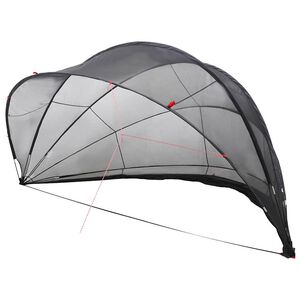 vidaXL Paviljon za bazen Črna 546 x 516 x 250 cm