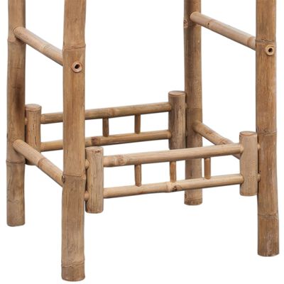 vidaXL Barski stolčki 2 kosa iz bambusa