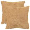 vidaXL Prevleka za blazino 2 kos HEERLEN Taupe 65 x 65 cm