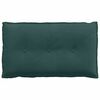 vidaXL Poglavni vzglavnik Temno zelena 80 x 50 cm Žametna tkanina