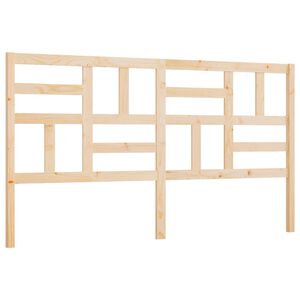 vidaXL Posteljno vzglavje 206x4x104 cm trdna borovina