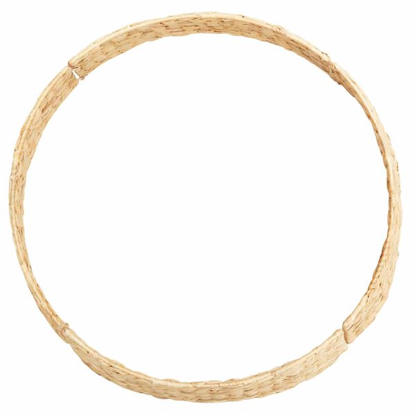 vidaXL Ovratnik za božično drevo Rjava 90 x 90 x 28 cm Vodna hijacinta