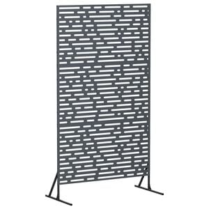 vidaXL Zaslonska za&scaron;čita 100 x 50 x 180 cm Jeklo Antracit