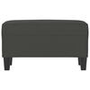 vidaXL Klop temno siva 70x35x41 cm tkanina iz mikrovlaken