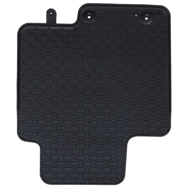 vidaXL Avto preproga 4 pcs Črna Primerne za Hyundai i20 , BAYON Guma