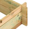 vidaXL Visoka greda 90x90x20 cm impregniran les