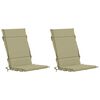 vidaXL 2-delne blazine za visok naslon GEMERT 2 pcs 100% poliester