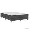 vidaXL Posteljni okvir boxspring sivo blago 140x200 cm