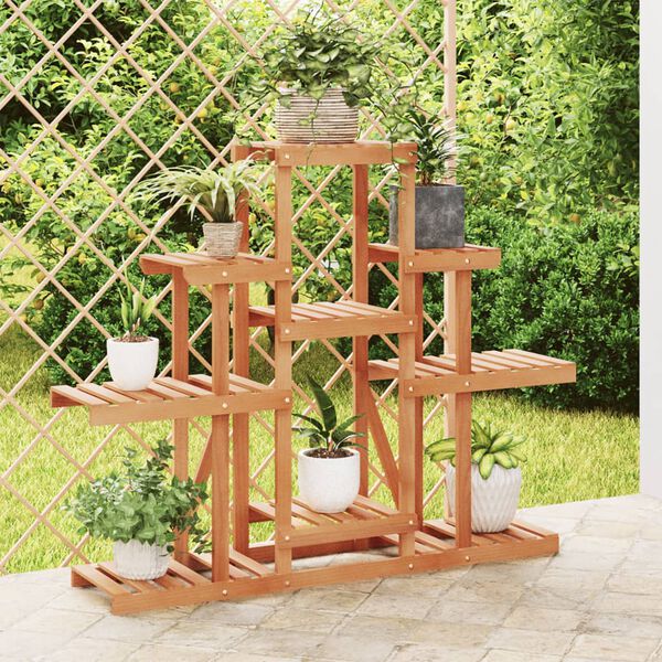 vidaXL Stojalo za rastline 110x25x96 cm trden les jelke
