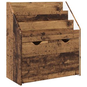 vidaXL Otro&scaron;ka knjižnica Star les 60 x 29,5 x 69 cm Konstruiran les