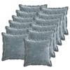 vidaXL Prevleka za blazino 12 pcs HOUTEN Svetlo modra 40 x 40 cm