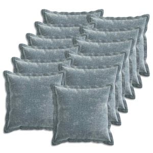 vidaXL Prevleka za blazino 12 pcs HOUTEN Svetlo modra 40 x 40 cm