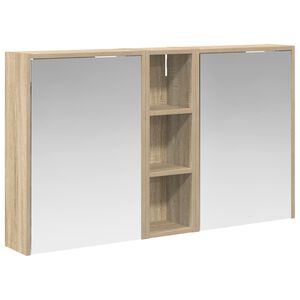 vidaXL Komplet omaric za kopalnico 3 pcs 106 x 16 x 62,5 cm
