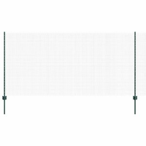 vidaXL Varjen žični ograjo s stebri 25 x 1,2 m Jeklo s PVC premazom