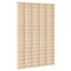 vidaXL Lesena zbirateljska vitrina z 90 predelki 50,5 x 4,5 x 79 cm