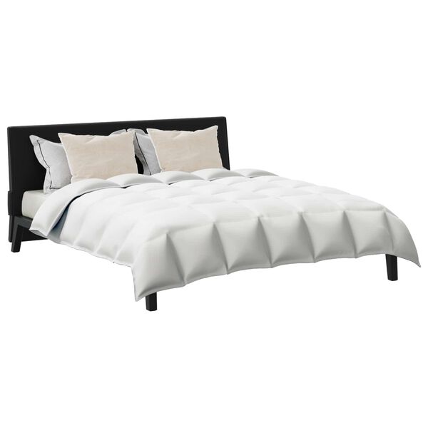 vidaXL Komplet odej z blazino 3 pcs Bela Perje