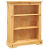 vidaXL Knjižna omara 3-nadstropna borovina Corona Range 80x29x100 cm