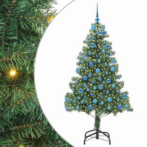 vidaXL Božično drevo Zelena 180 cm PVC